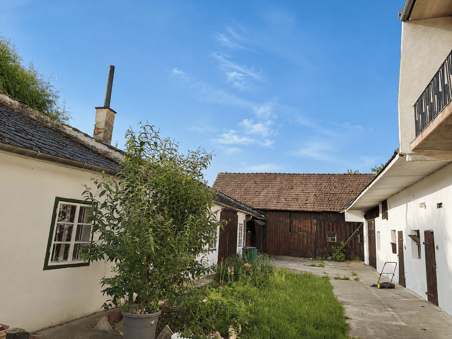 Der gemütliche Innenhof